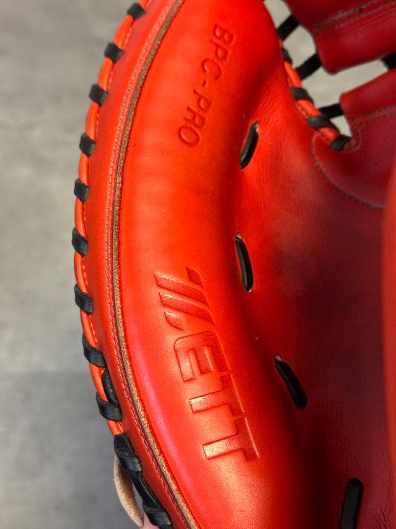 ZETTプロステータス 硬式 キャッチャーミット フルオーダー キップ 中村悠平