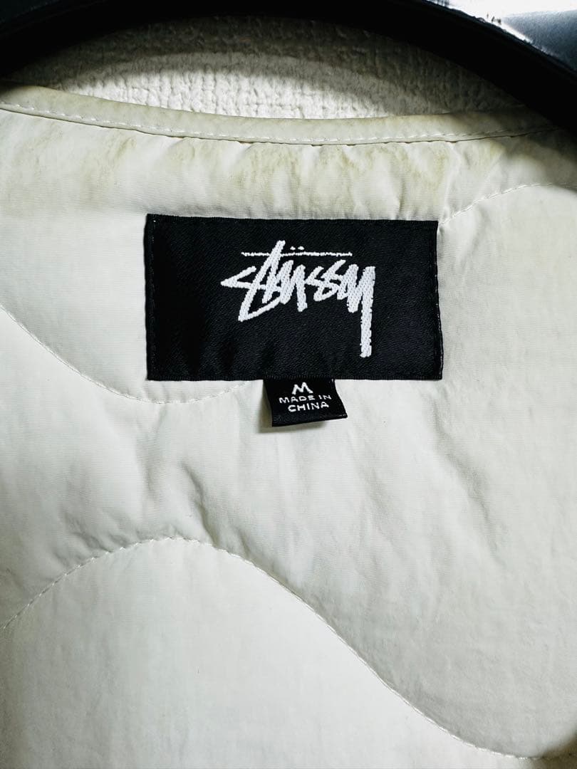 STUSSY RECYCLED NYLON LINER VEST S 登坂広臣着