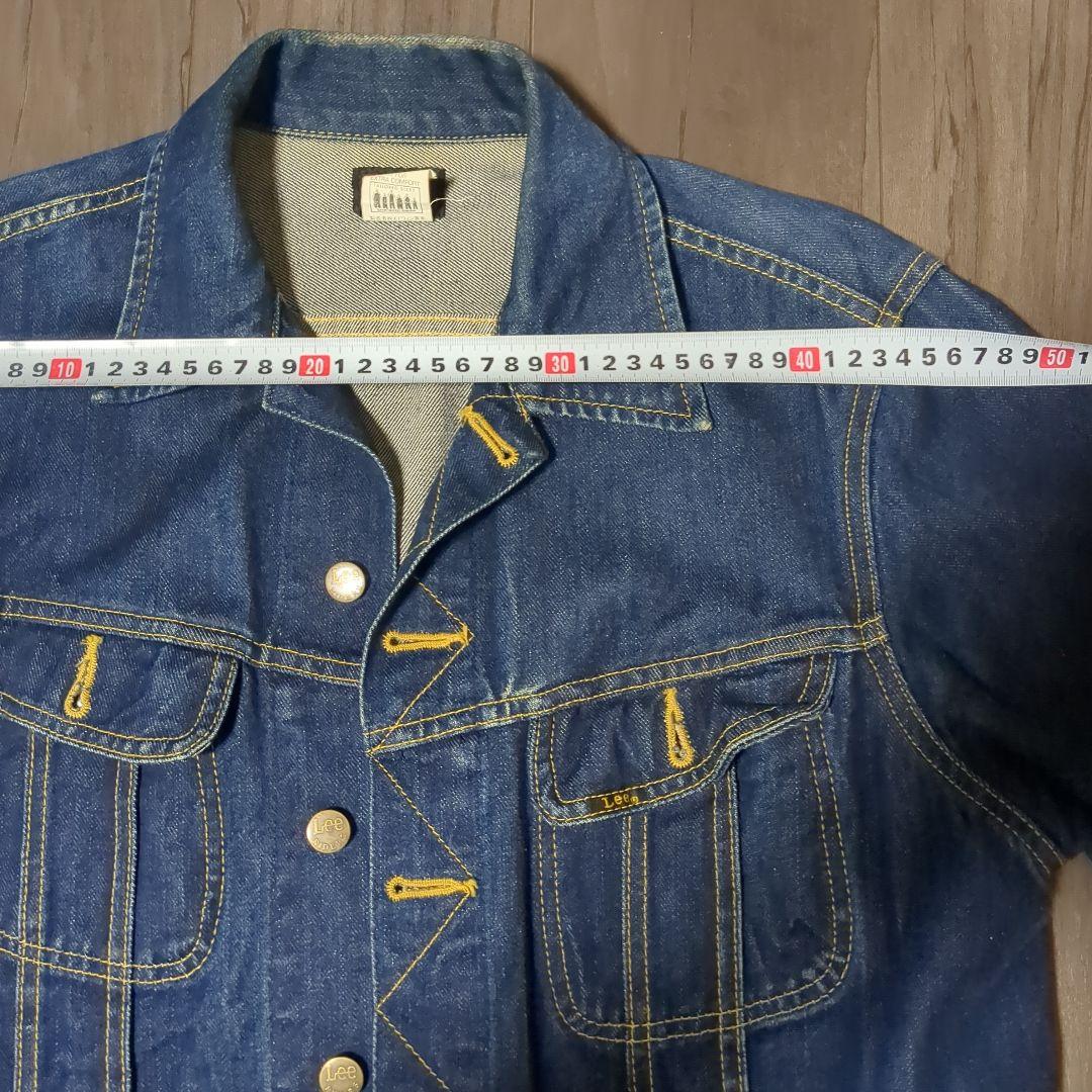 90ｓ Ｌｅｅ デニムジャケット Ｇジャン ヴィンテージ ネイビー Ｍ 丈短