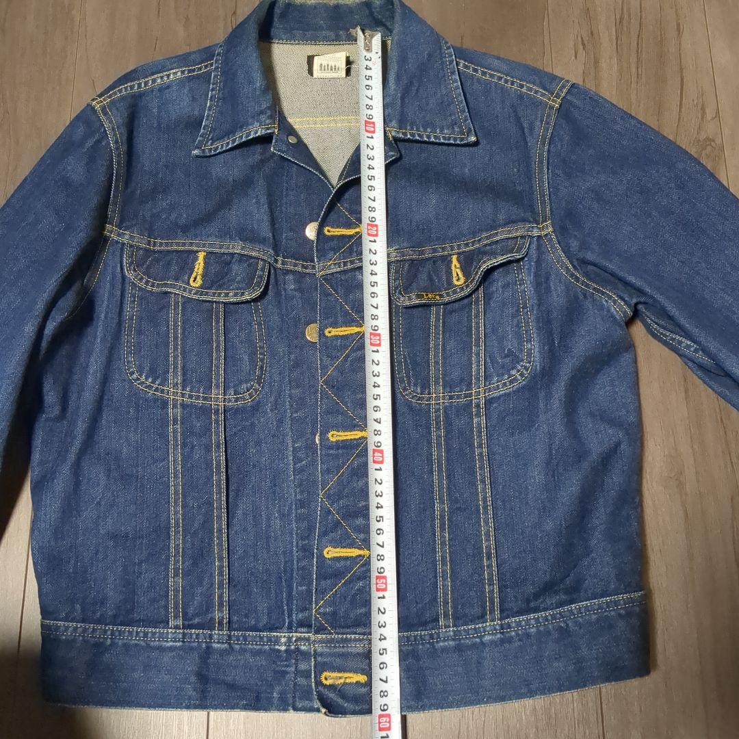 90ｓ Ｌｅｅ デニムジャケット Ｇジャン ヴィンテージ ネイビー Ｍ 丈短