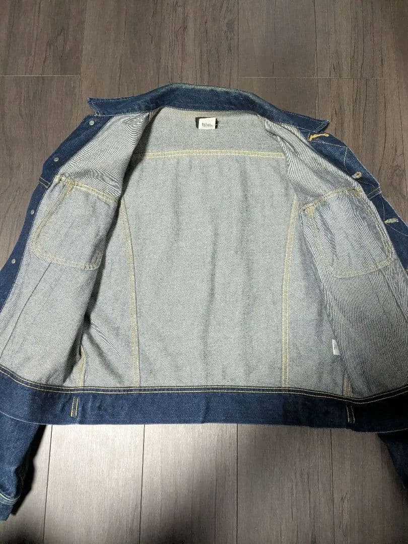 90ｓ Ｌｅｅ デニムジャケット Ｇジャン ヴィンテージ ネイビー Ｍ 丈短