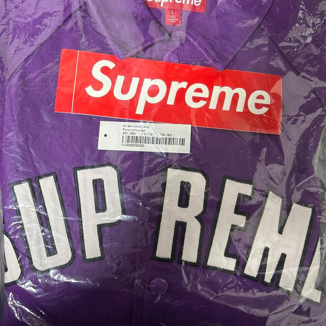 【L】Supreme ARC Denim Coaches Jacket