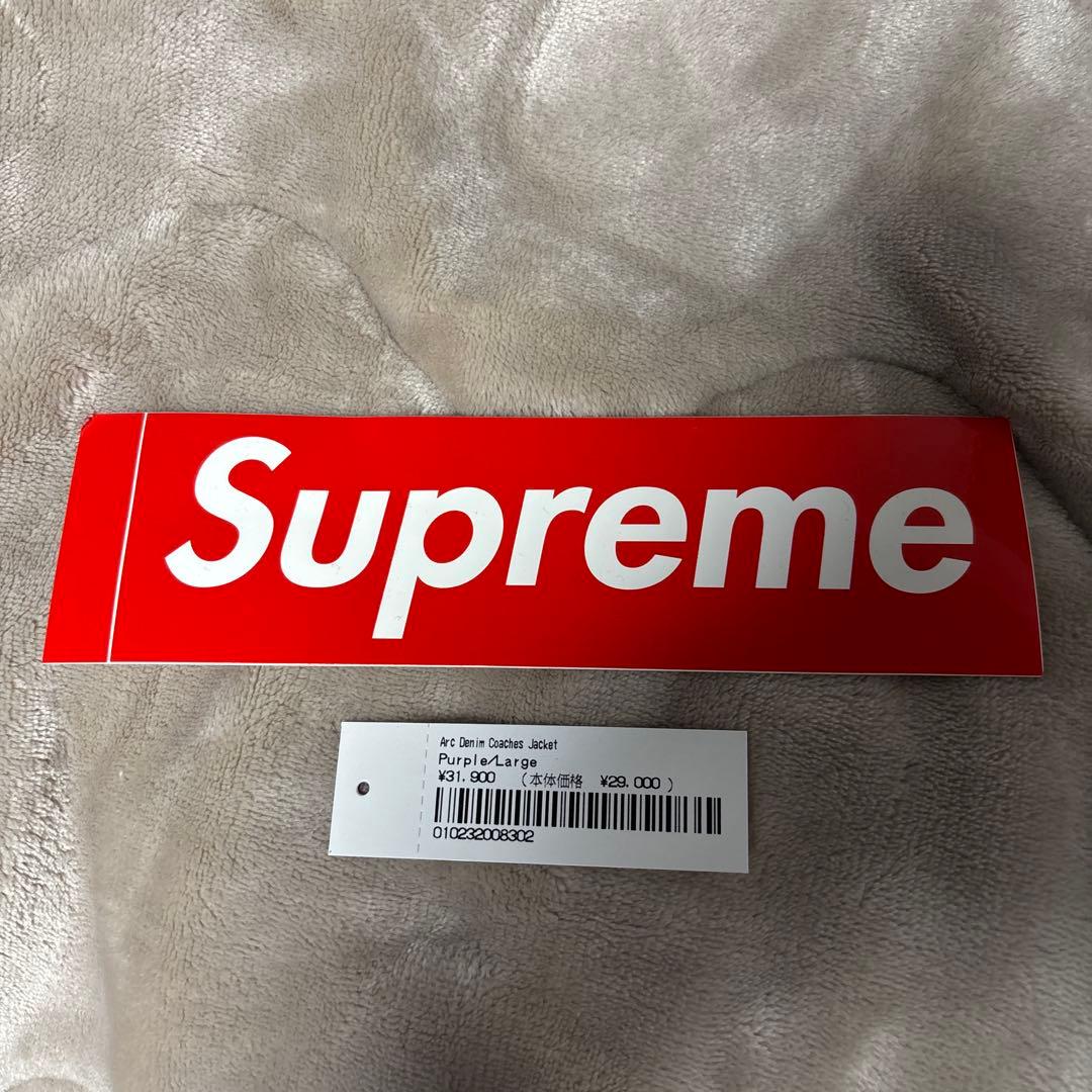 【L】Supreme ARC Denim Coaches Jacket