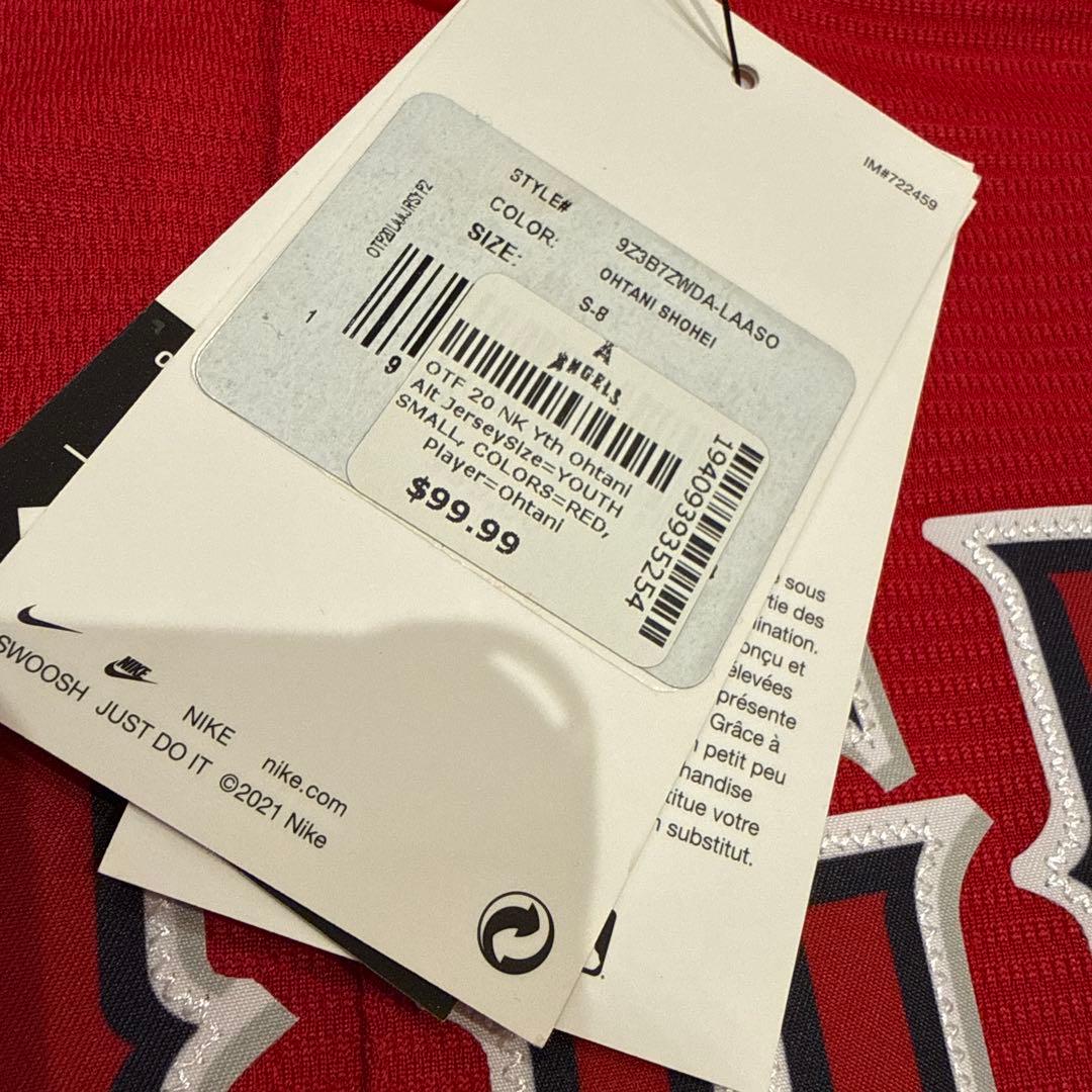 ANGELS 大谷翔平　ユニフォームNIKE新品未使用タグ付き8歳