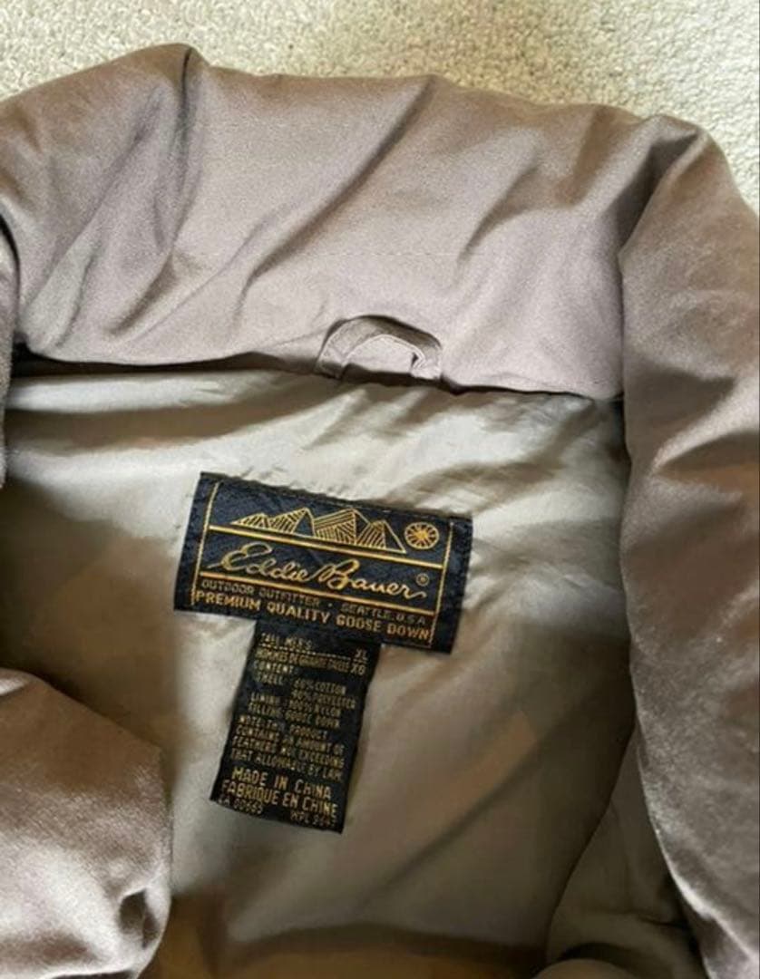 80s〜90s eddie bauer エディバウアー　グースダウンベスト　XL