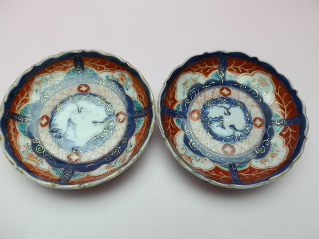 時代物 成化年製 色絵 錦手 小皿 10客 TN 70 70816
