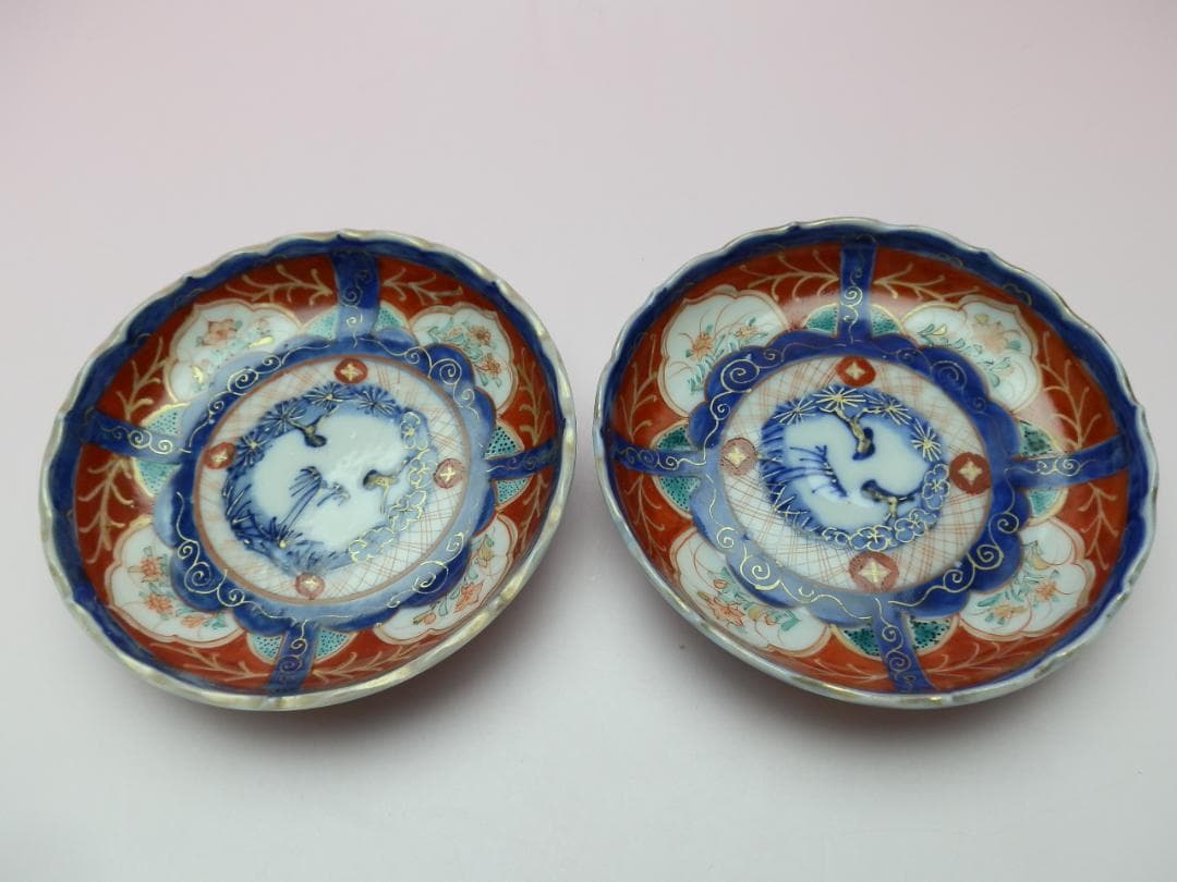 時代物 成化年製 色絵 錦手 小皿 10客 TN 70 70816