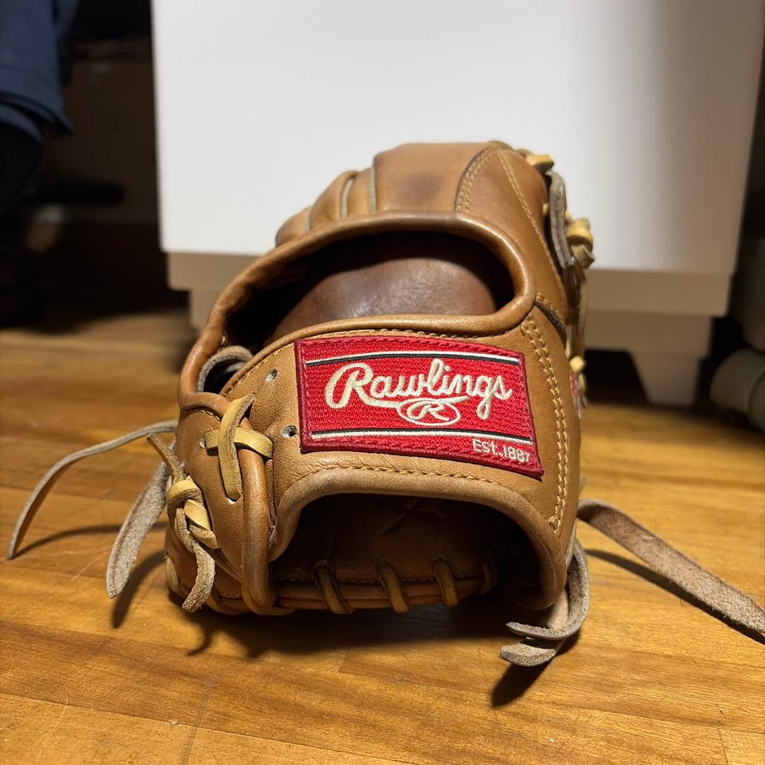 Rawlings DURH ブラウン 軟式グローブ