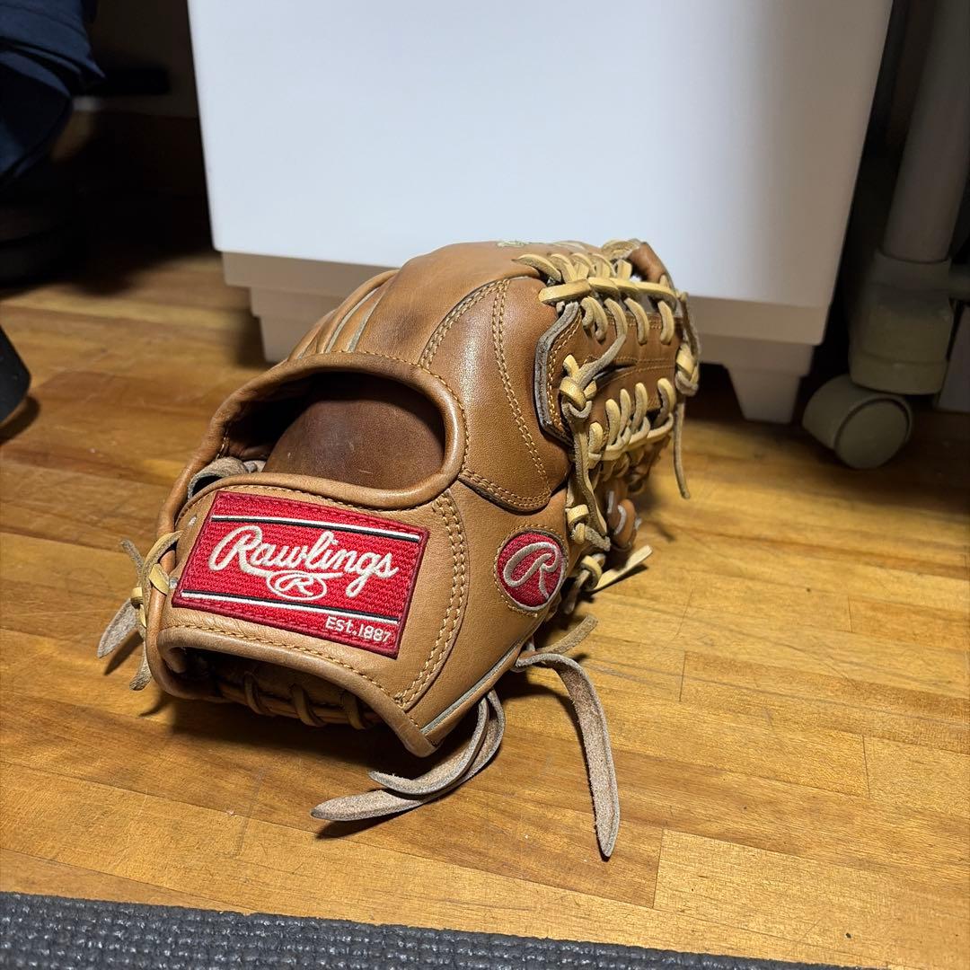 Rawlings DURH ブラウン 軟式グローブ