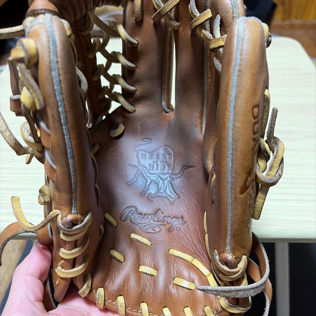 Rawlings DURH ブラウン 軟式グローブ