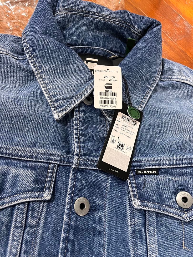 新品・未使用［ジースターロゥ］デニムジャケット　ユニセックス レギュラーフィット