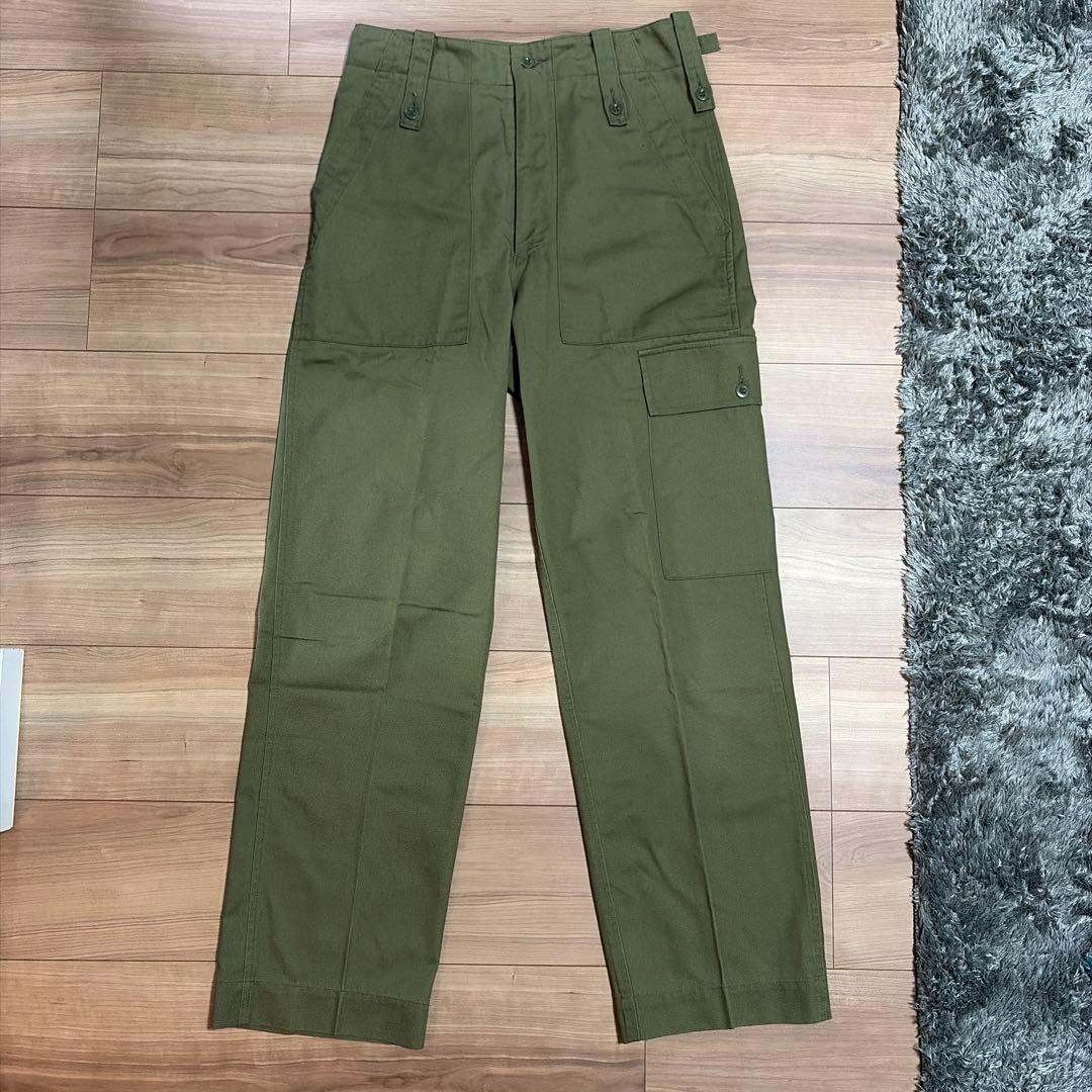 【美品】80s UK ベイカーパンツ　optiジップ カーゴパンツ