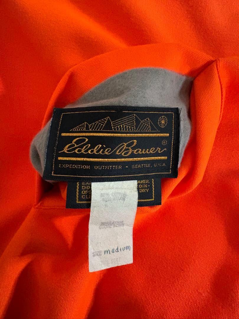 Eddie Bauer リバーシブル ダウンベスト 80S 迷彩　カモ USA