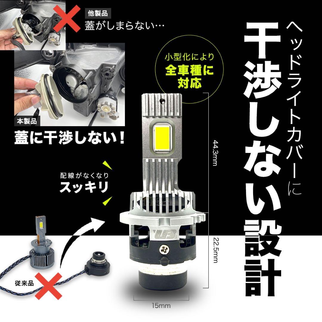 最上級の明るさ□ D4S LED化 ヘッドライト アルファード 爆光