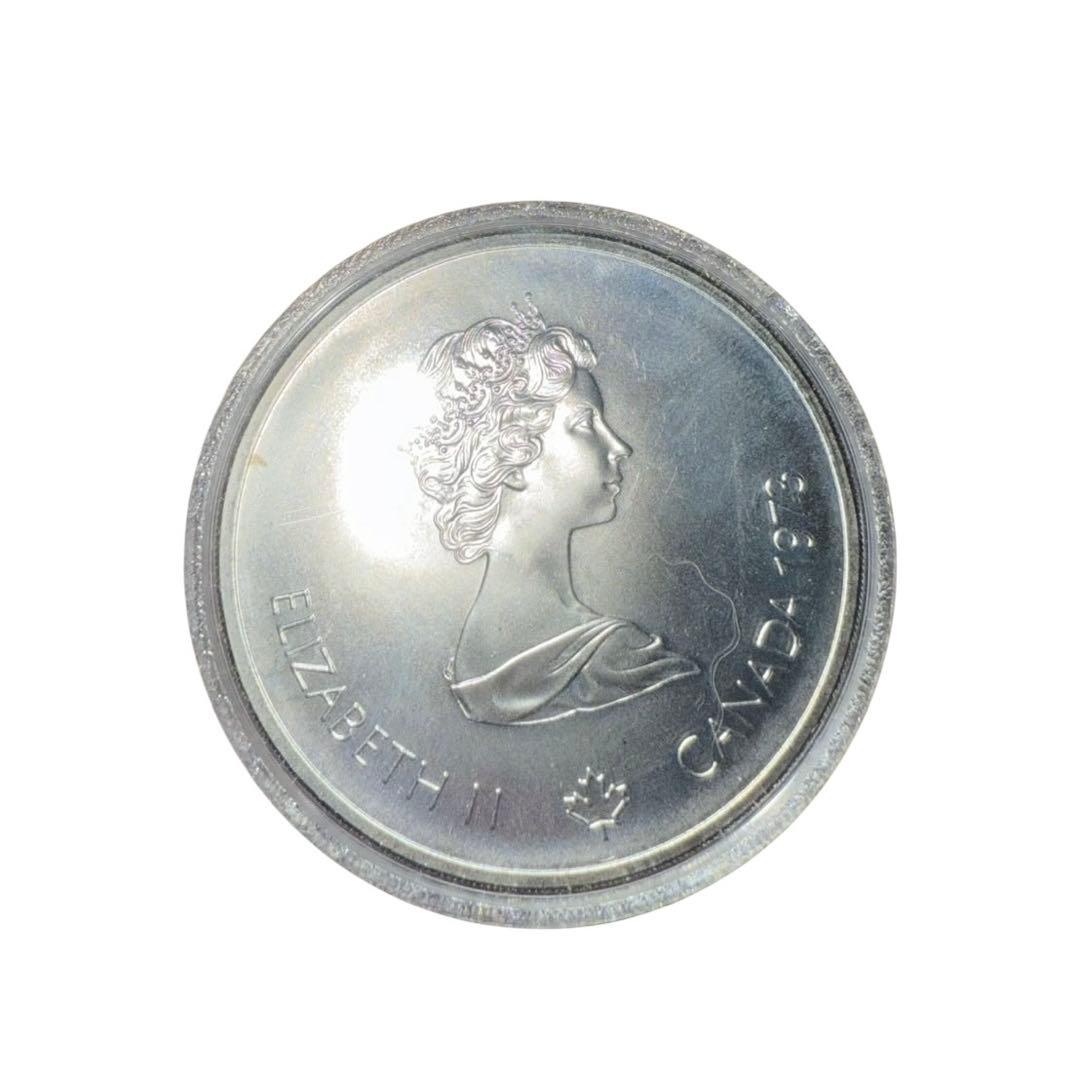 【メ0225-60】カナダ モントリオールオリンピック 1976年 銀貨