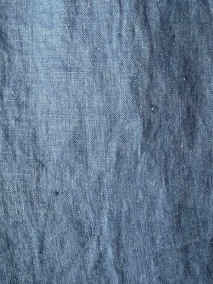 新品 イチアンティークス INDIGO Linen Denim Dress