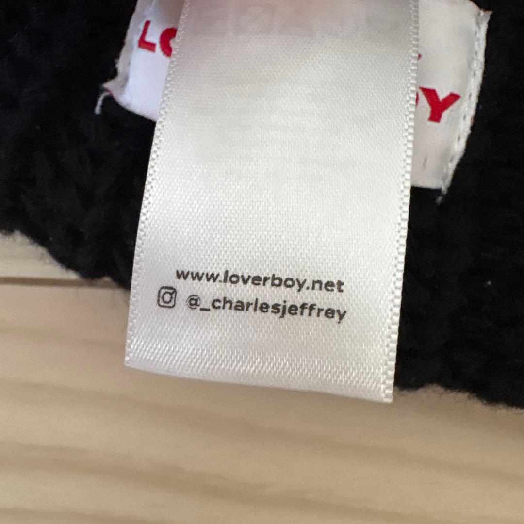 CHARLES JEFFREY LOVERBOY ビーニー ニット帽 黒 美品