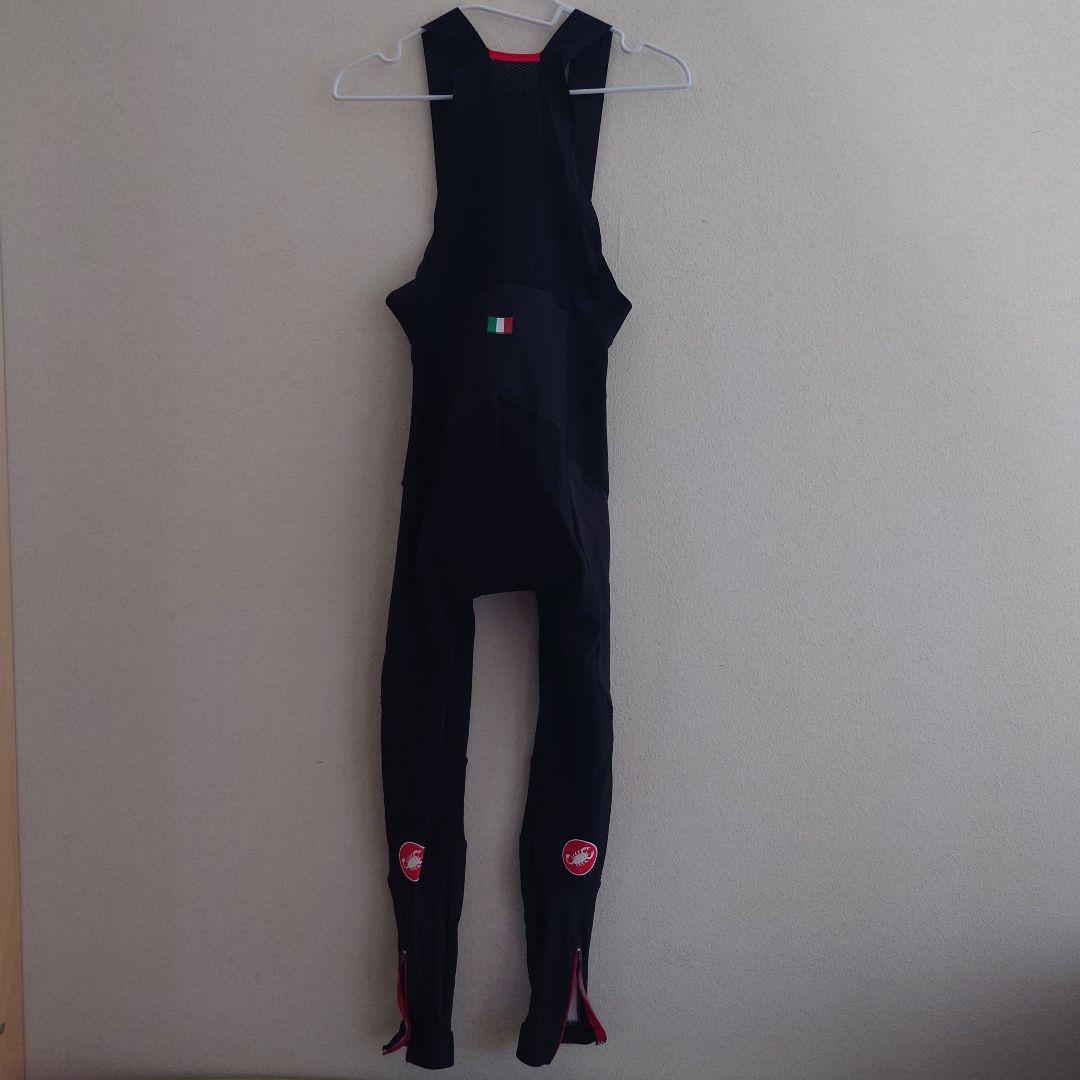 CASTELLI カステリ ROSSO CORSA 冬用ビブタイツ ブラック