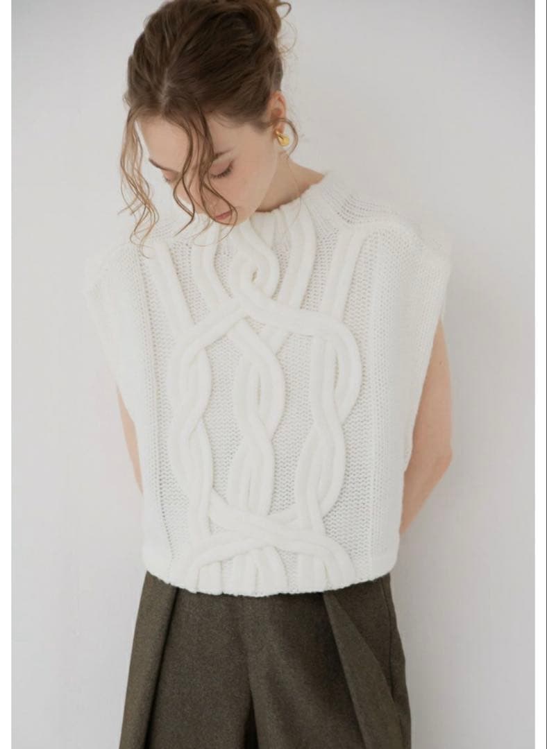 【新品未使用】maison de Dolce. chaleur vest