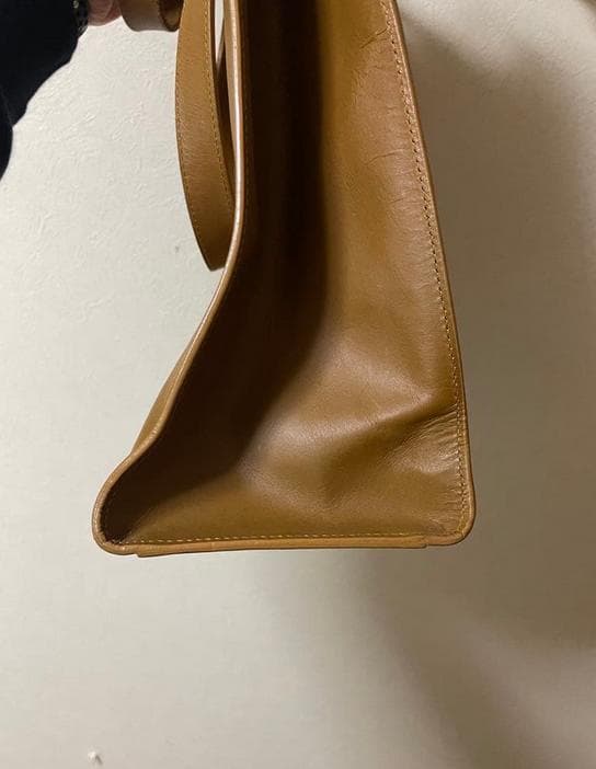 BARNEYS NEW YORK 本革 ブラウン レザー トートバッグ 美品