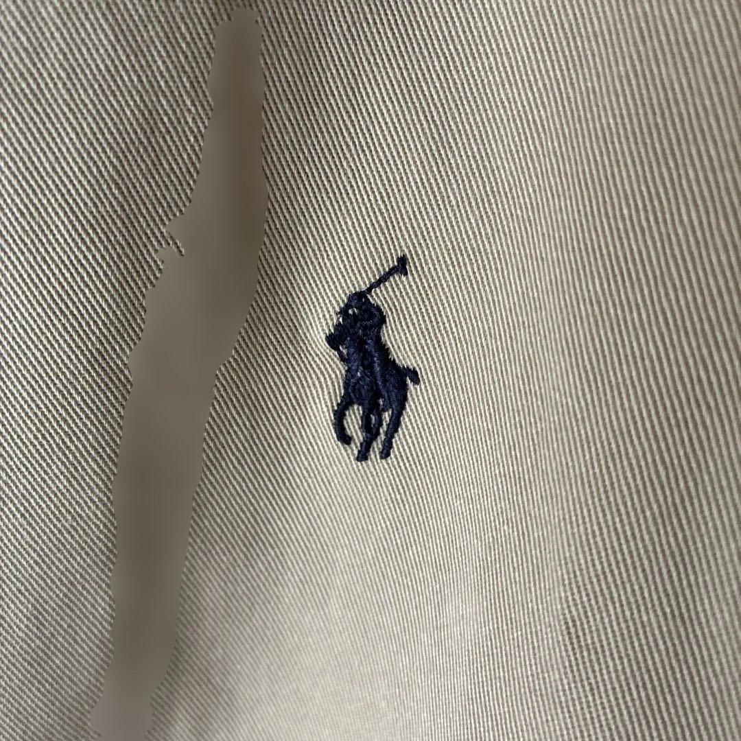 90s POLO by Ralph Laurenスイングトップベージュポニー刺繍
