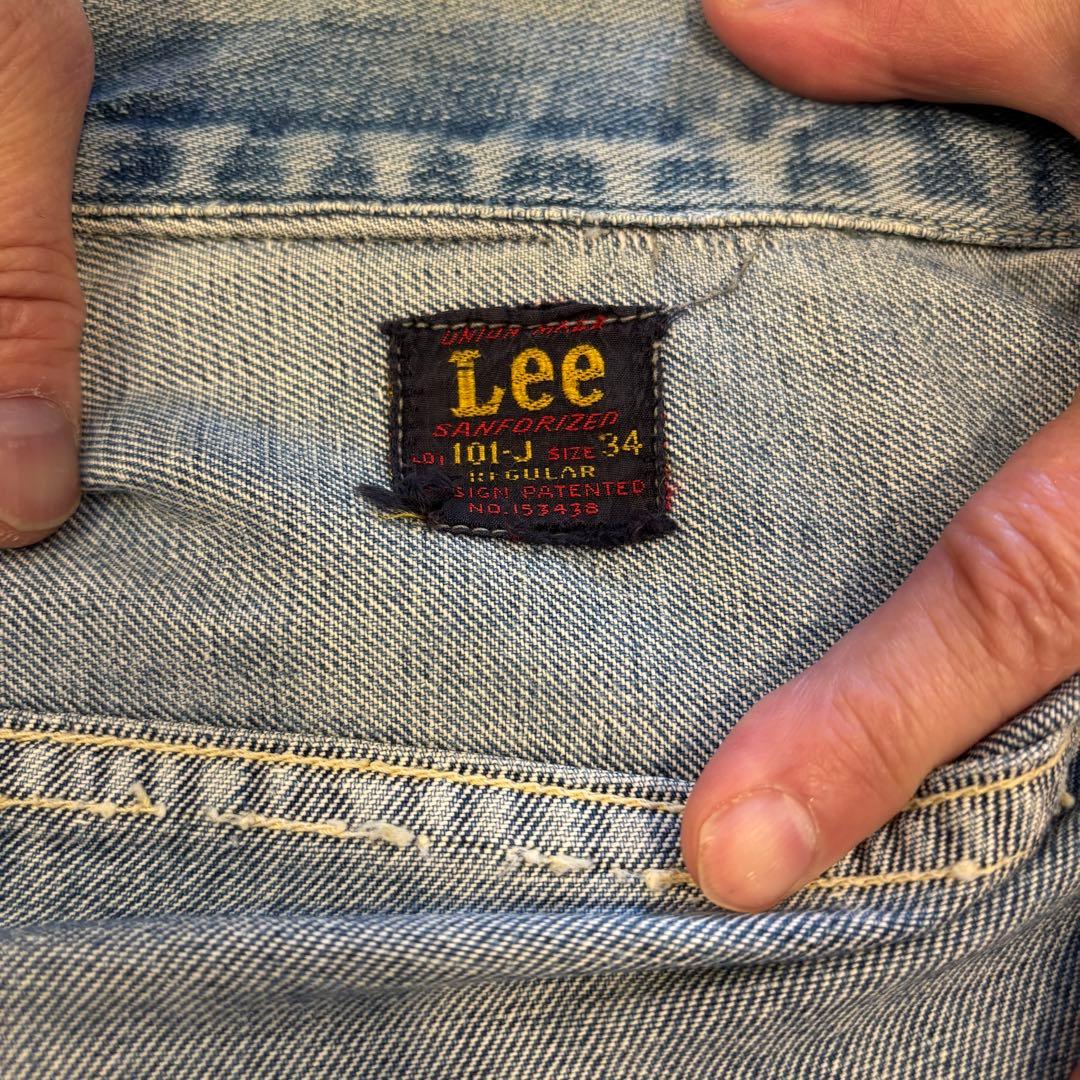 Lee リー 101-J 50s オリジナル 赤タグ デニムジャケット Gジャン