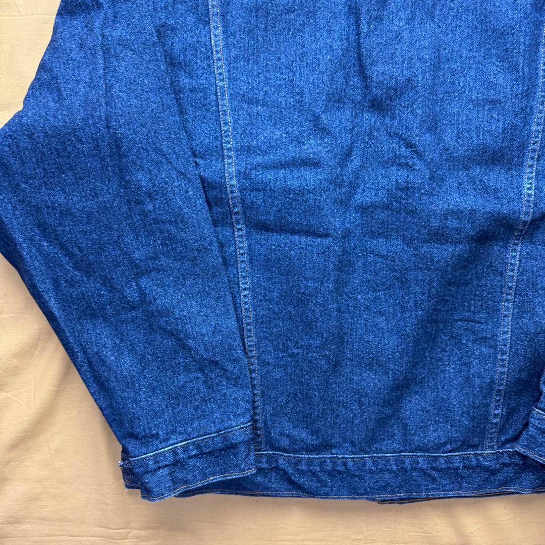 美品　USA製　levi's デニムジャケット　ブランケット　濃紺　XL