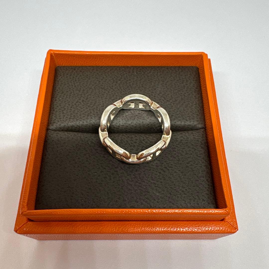 美品　エルメス HERMES シェーヌダンクルアンシェネ リング　PM54