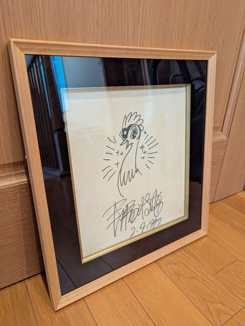 希少品☆日本の漫画家・手塚治虫による代表作の一つ『火の鳥』の直筆イラストとサイン