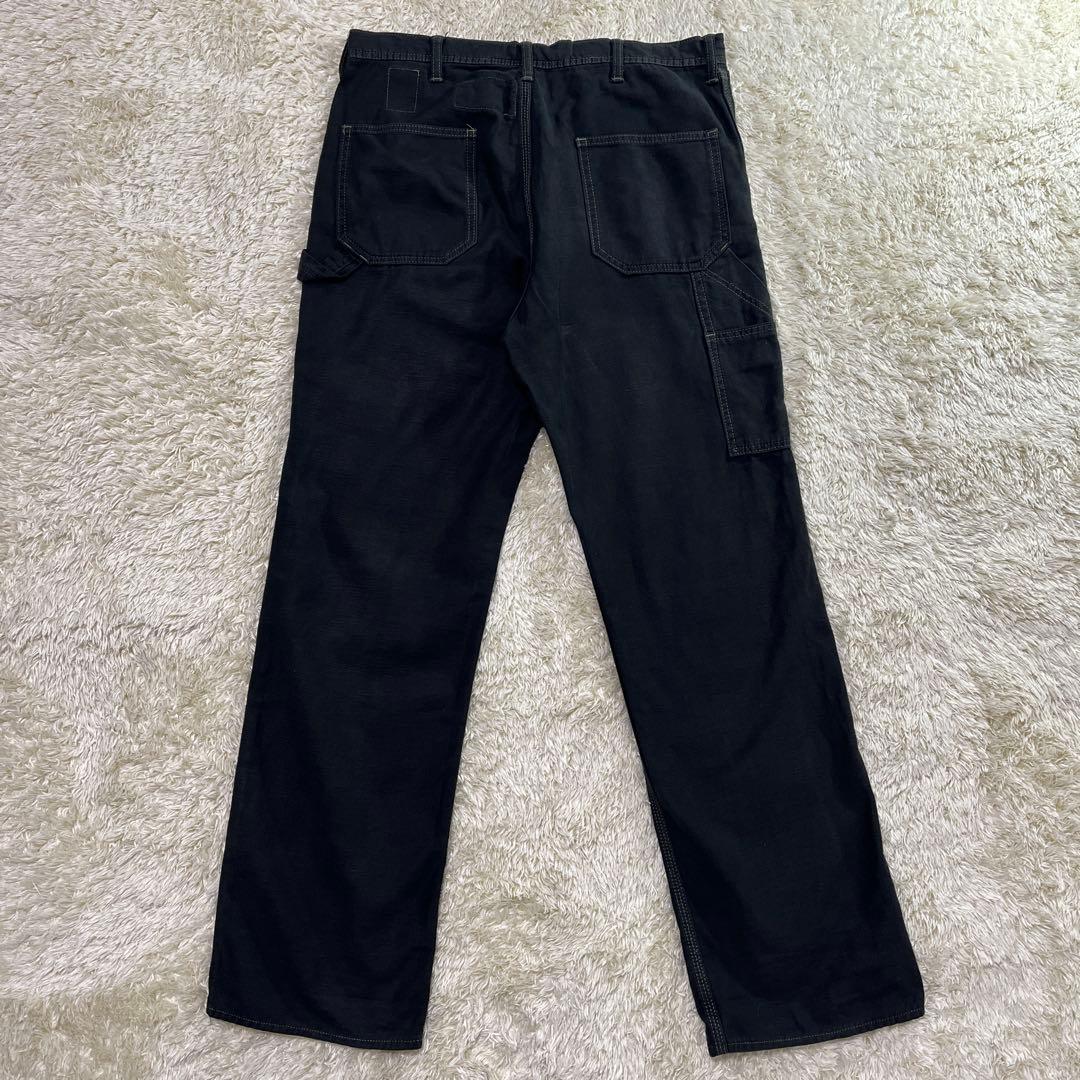 ワコマリア x JEAN DIADEM★黒　XL◎バックサテンペインターパンツ★