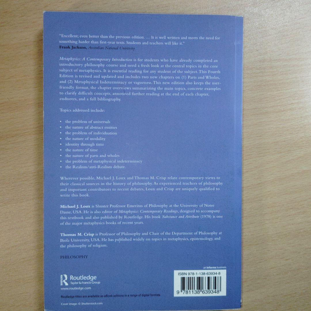 形而上学　洋書　physics