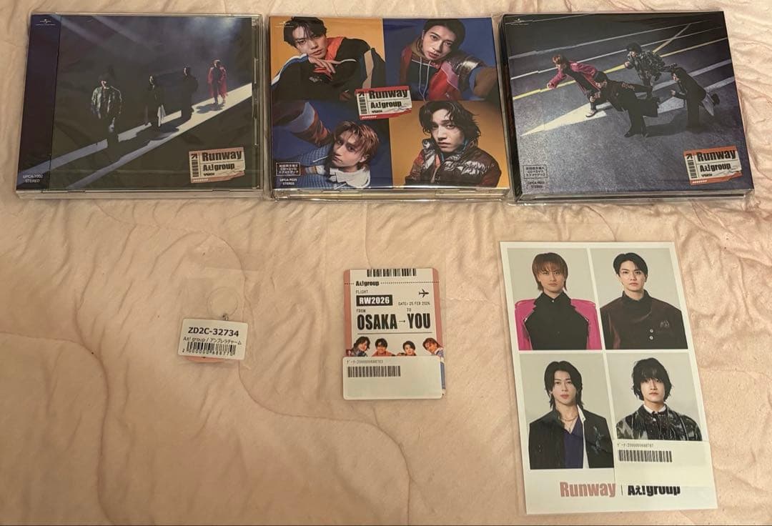 Aぇ!group 2ndアルバム「Runway」初回A,B,通常盤3点セット