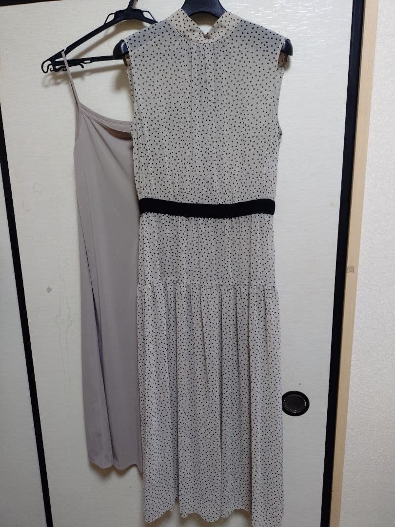 ✿　アナイ　ANAYI シフォンドットティアードワンピース
