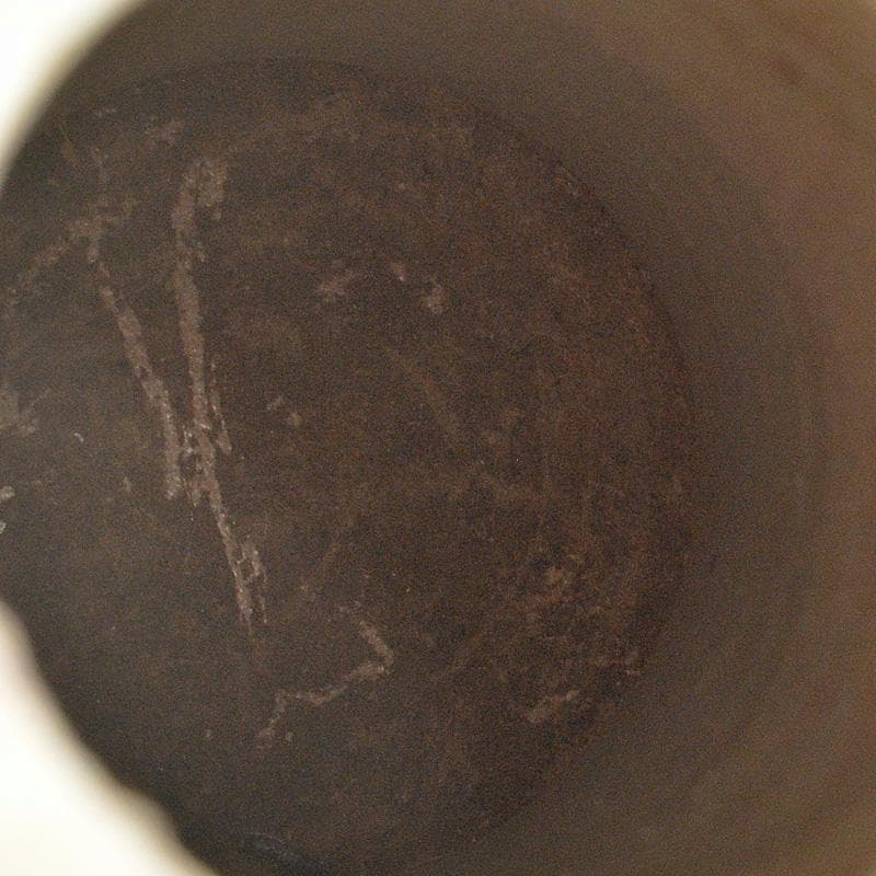 京名工　真清水蔵六造　伊賀耳付花入　花瓶　共箱　C　R5264