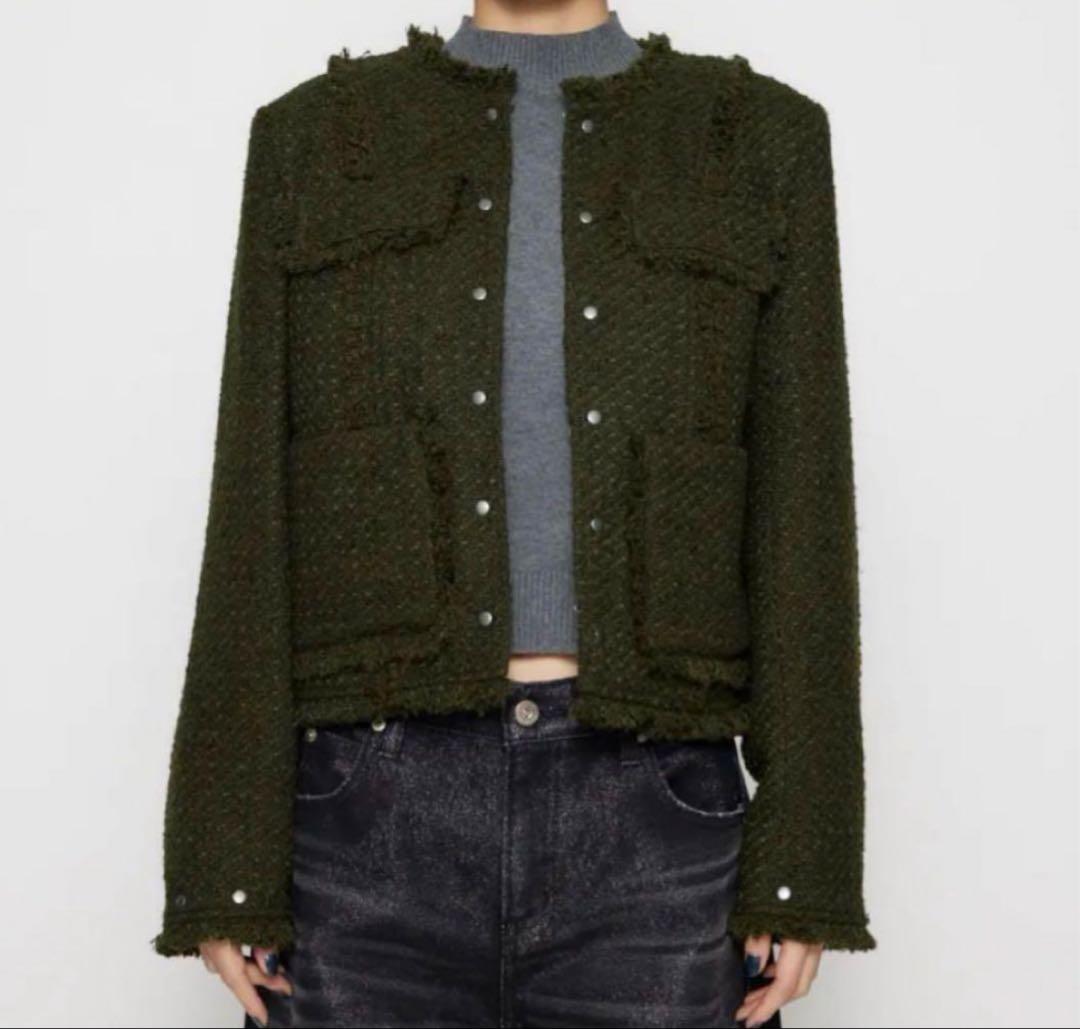 新品タグ付きLAGUA GEM COMPACT TWEED JACKET