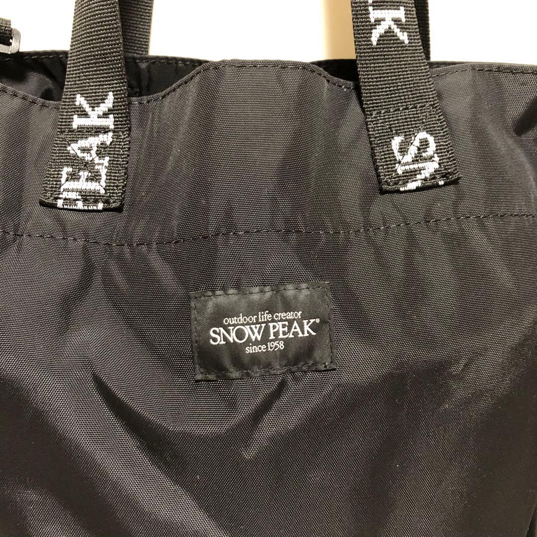  PEAK スノーピーク 2wayトートバッグ　大容量