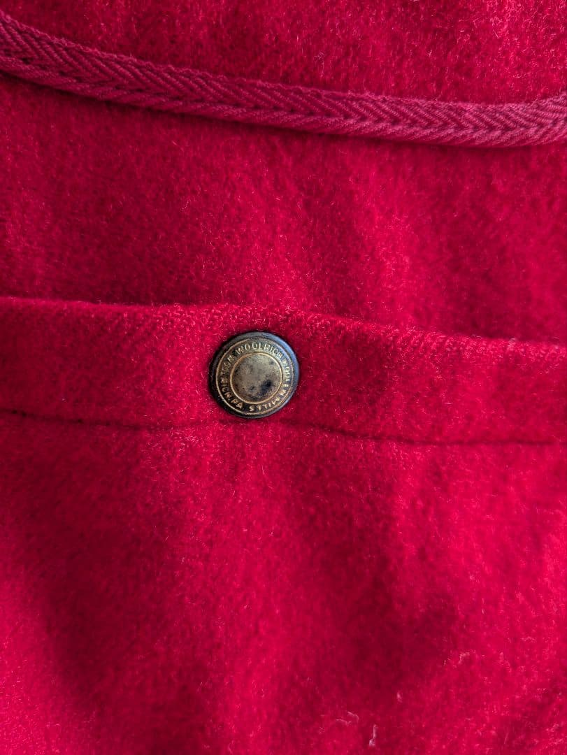 50s woolrich ウールダウンベスト リバーシブル
