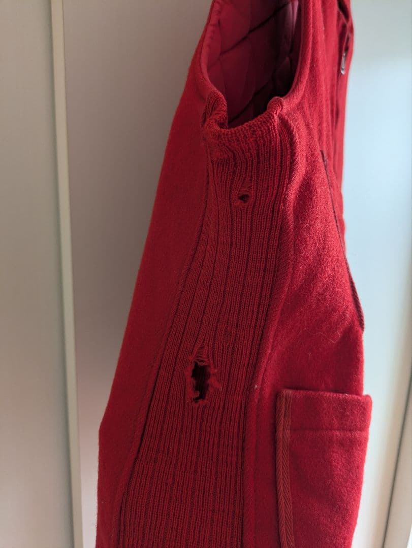 50s woolrich ウールダウンベスト リバーシブル