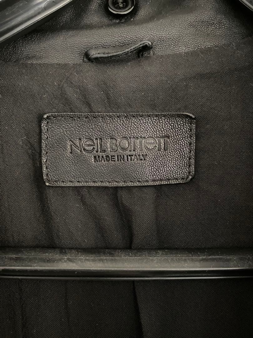 NEIL BARRETT レザージャケット　日本サイズXL 50 希少　美品