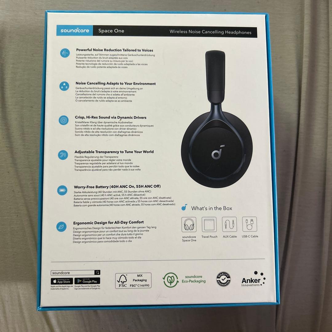 soundcore Space One ワイヤレスヘッドホン