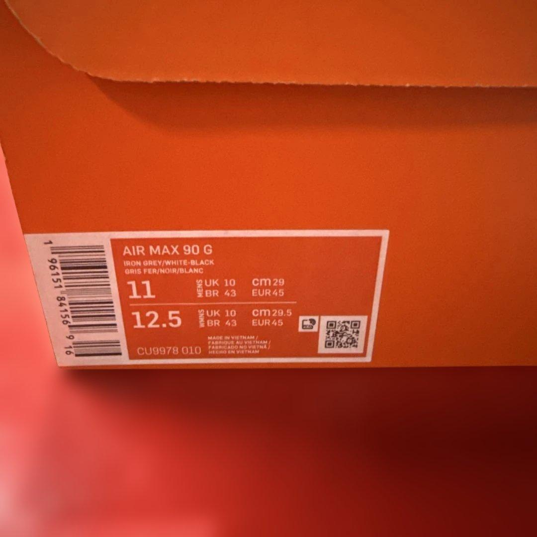 NIKE Air Max 90 Gエアマックス 90 ゴルフ　希少29センチ