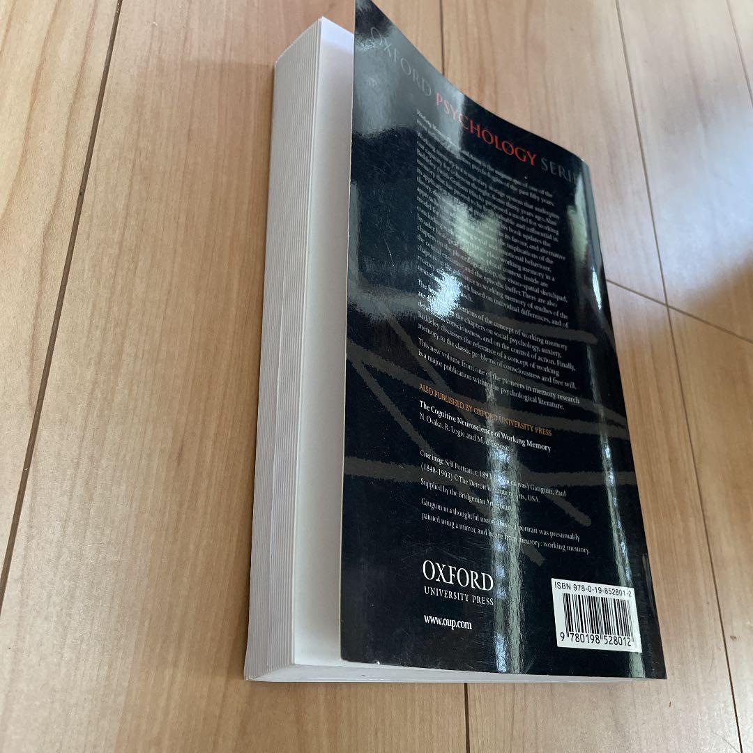 洋書 Working Memory, Thought, and Action