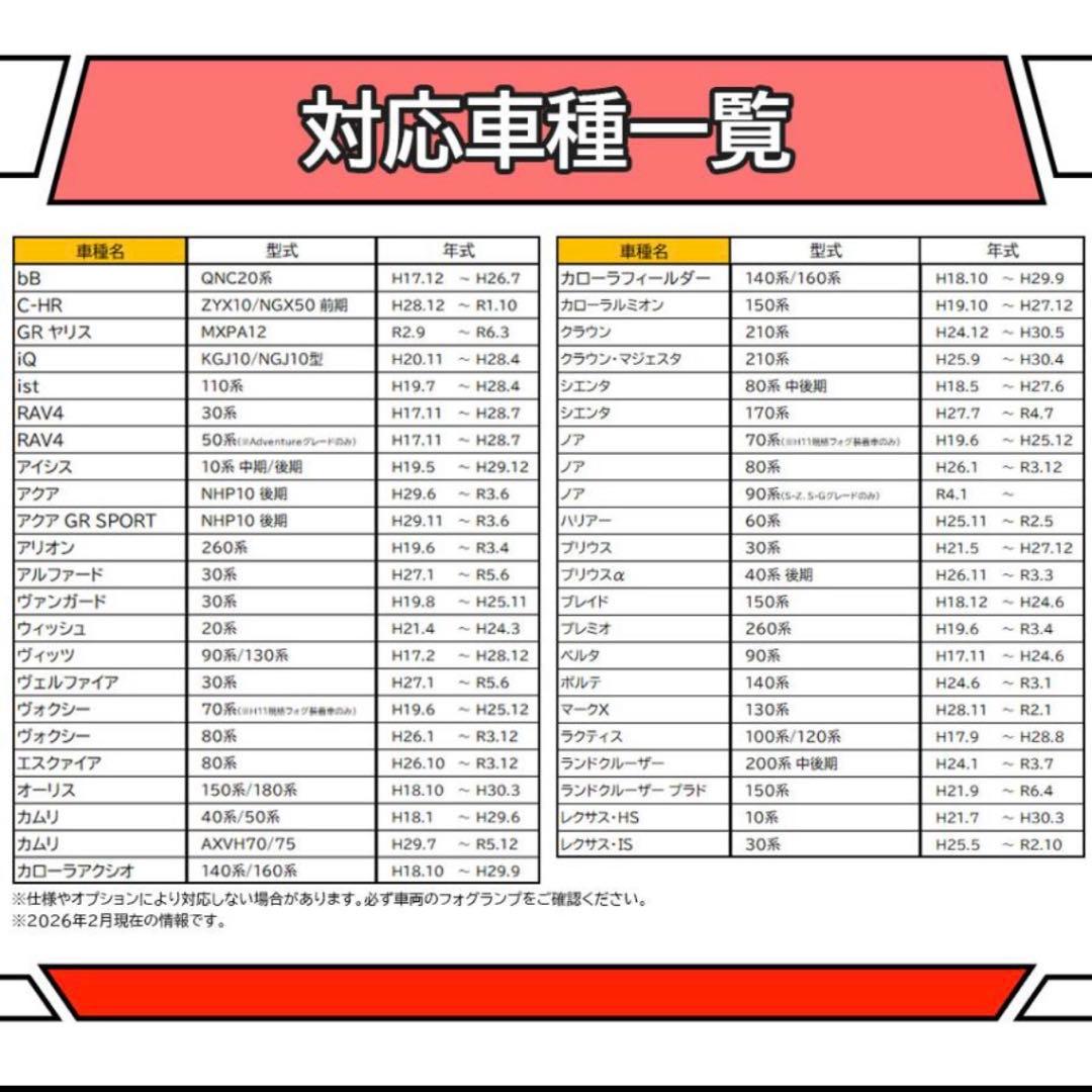ピカキュウ　トヨタ車　H16 フォグランプ ユニット 左右セット　ガラスレンズ
