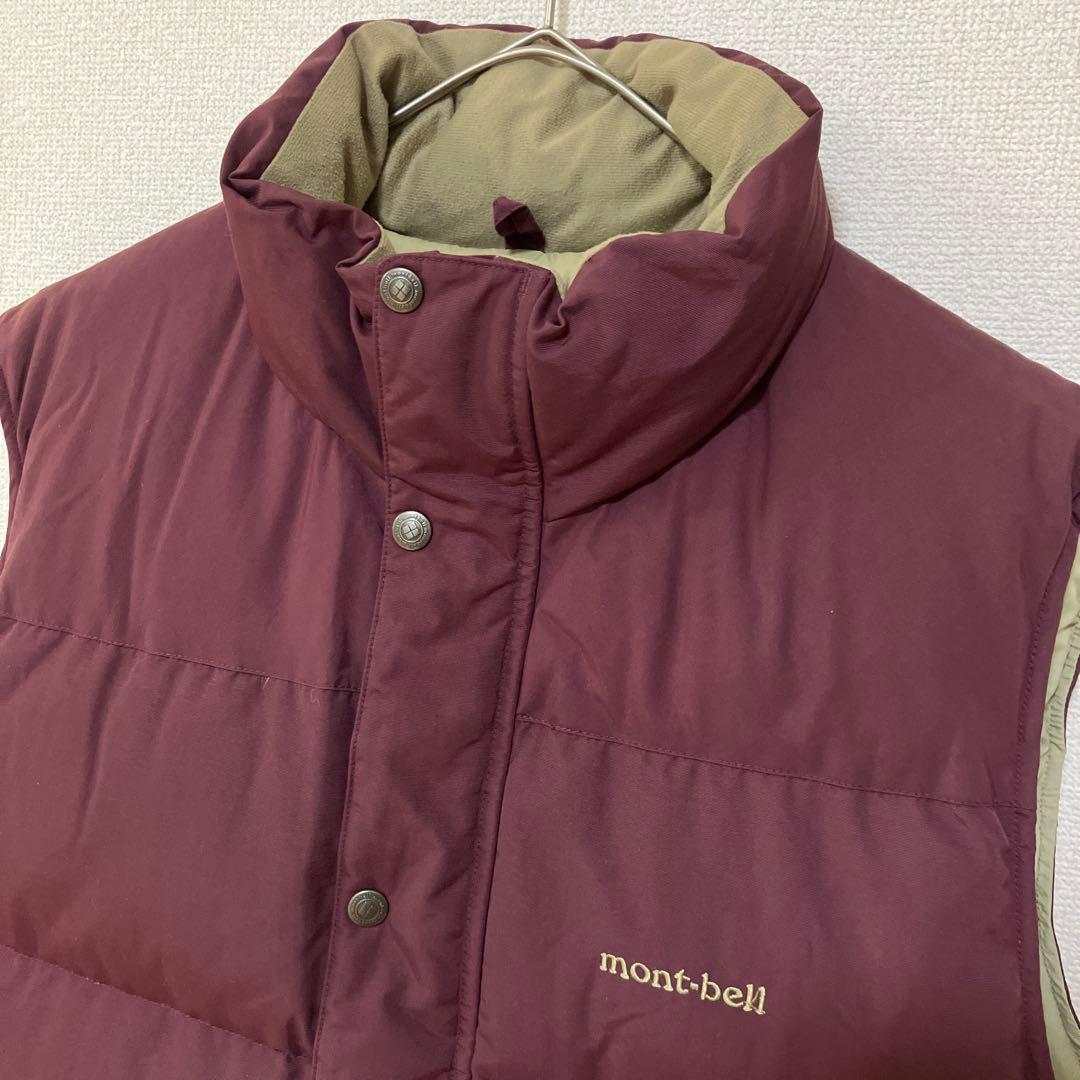 mont-bell モンベル　ベーシックダウンベスト　ワインレッド　Lサイズ