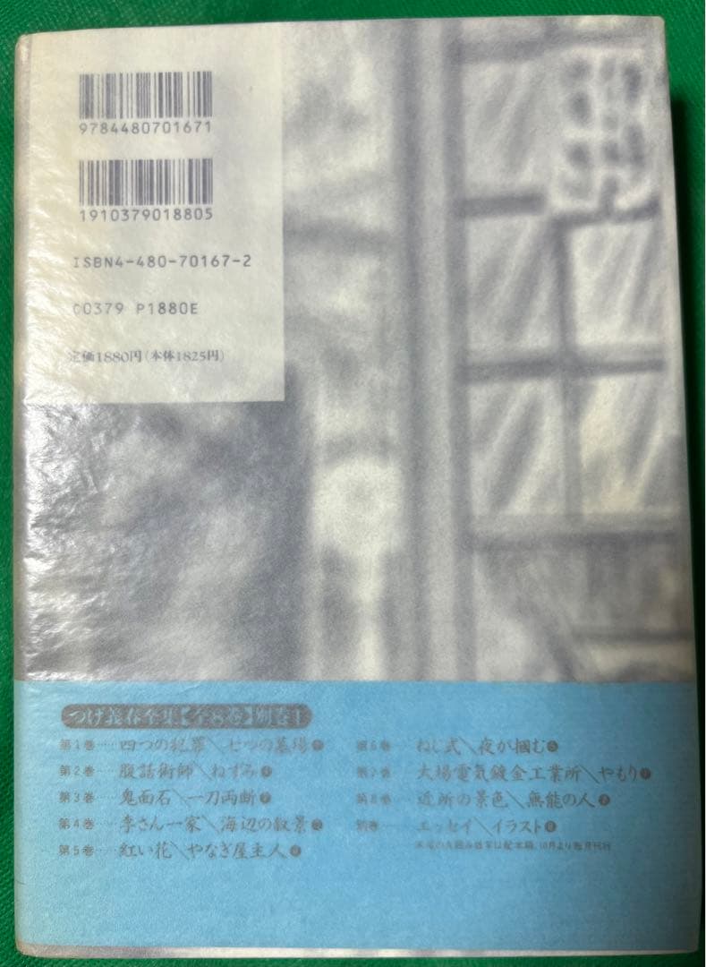 【筑摩書房】つげ義春全集7・大場電気 鍍金工業所 /やもり
