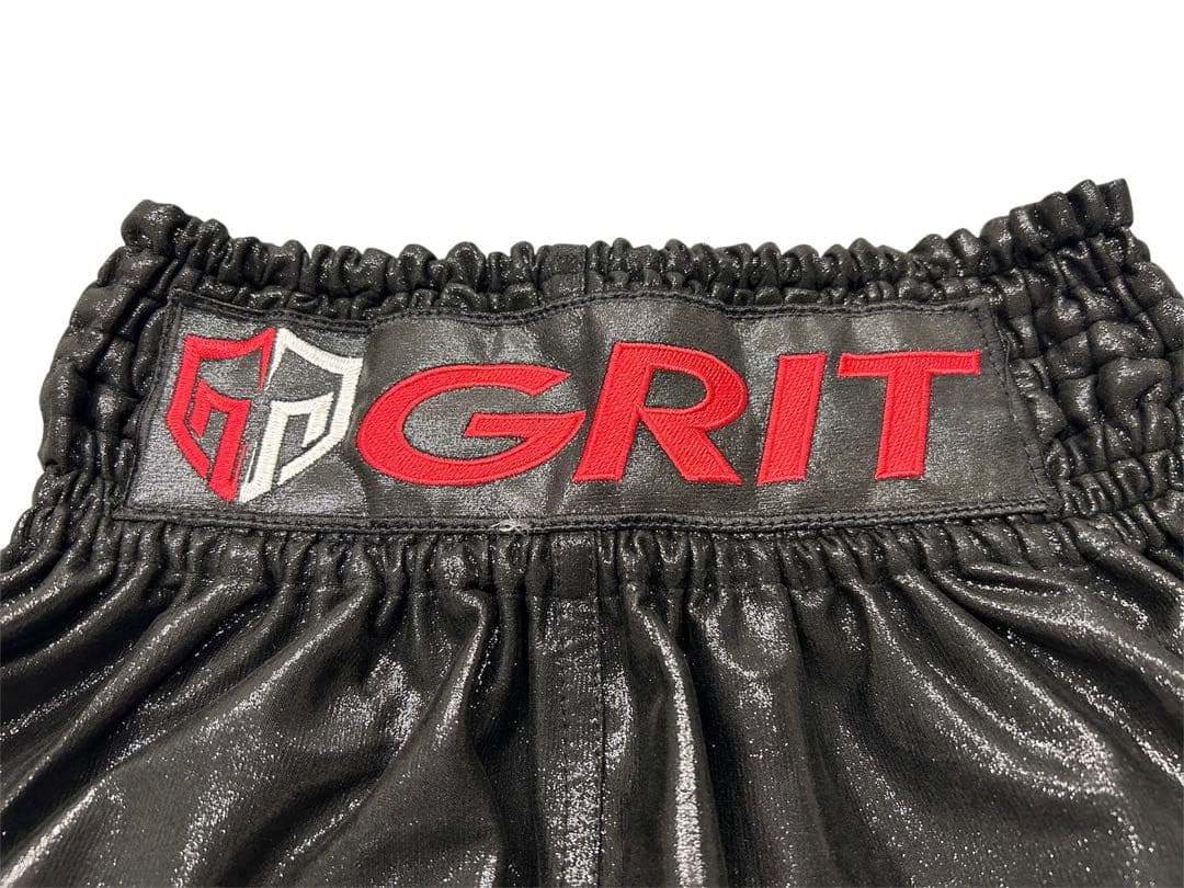 GRIT BOXING LONG SHORTS BK LAME ショーツ