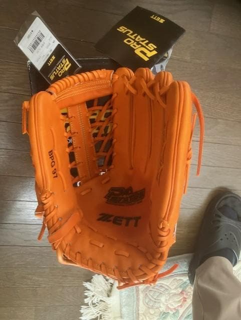 ZETT　PRO STATUS BPG97　硬式野球グローブ　外野手モデル