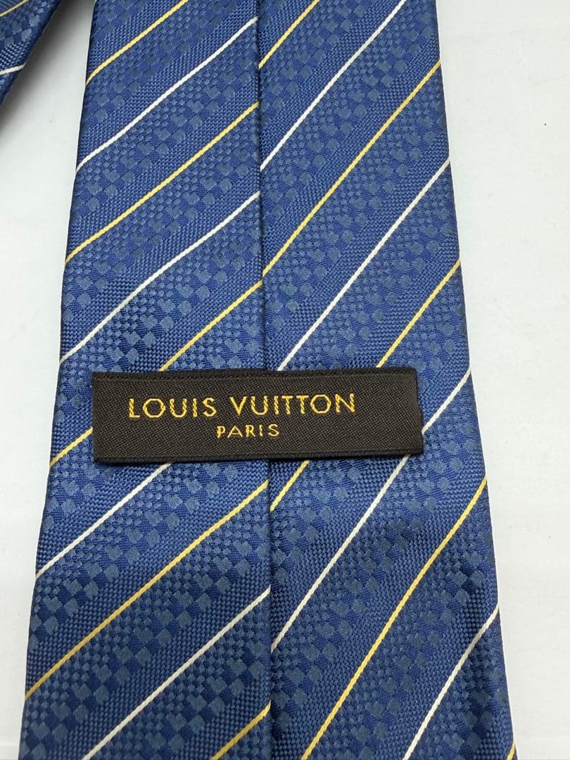 ルイヴィトン　ネクタイ　LOUIS　VUITTON　LV　マイクロダミエ