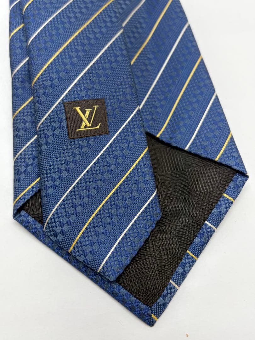 ルイヴィトン　ネクタイ　LOUIS　VUITTON　LV　マイクロダミエ