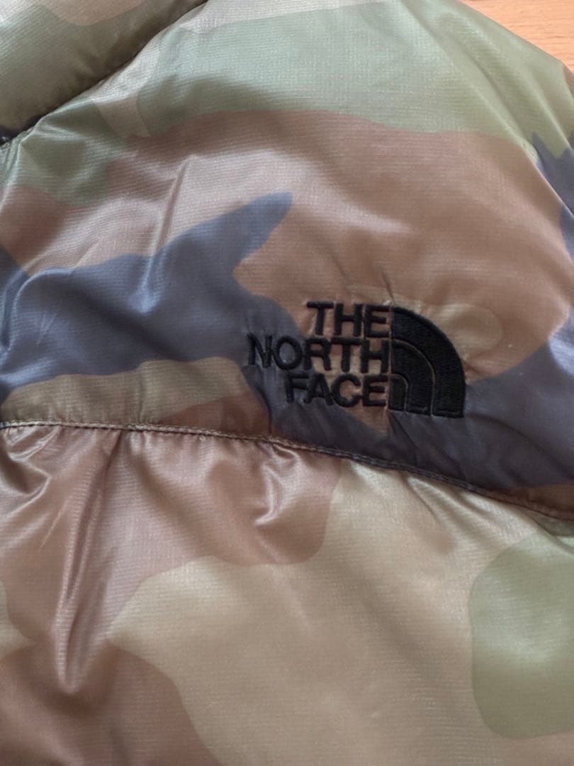 THE NORTH FACE カモフラージュ ダウンベスト　メンズMサイズ